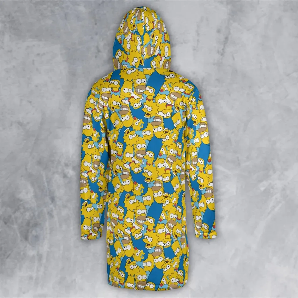 Head Toss The Simpson Characters Hooded Cloak Coat - 3