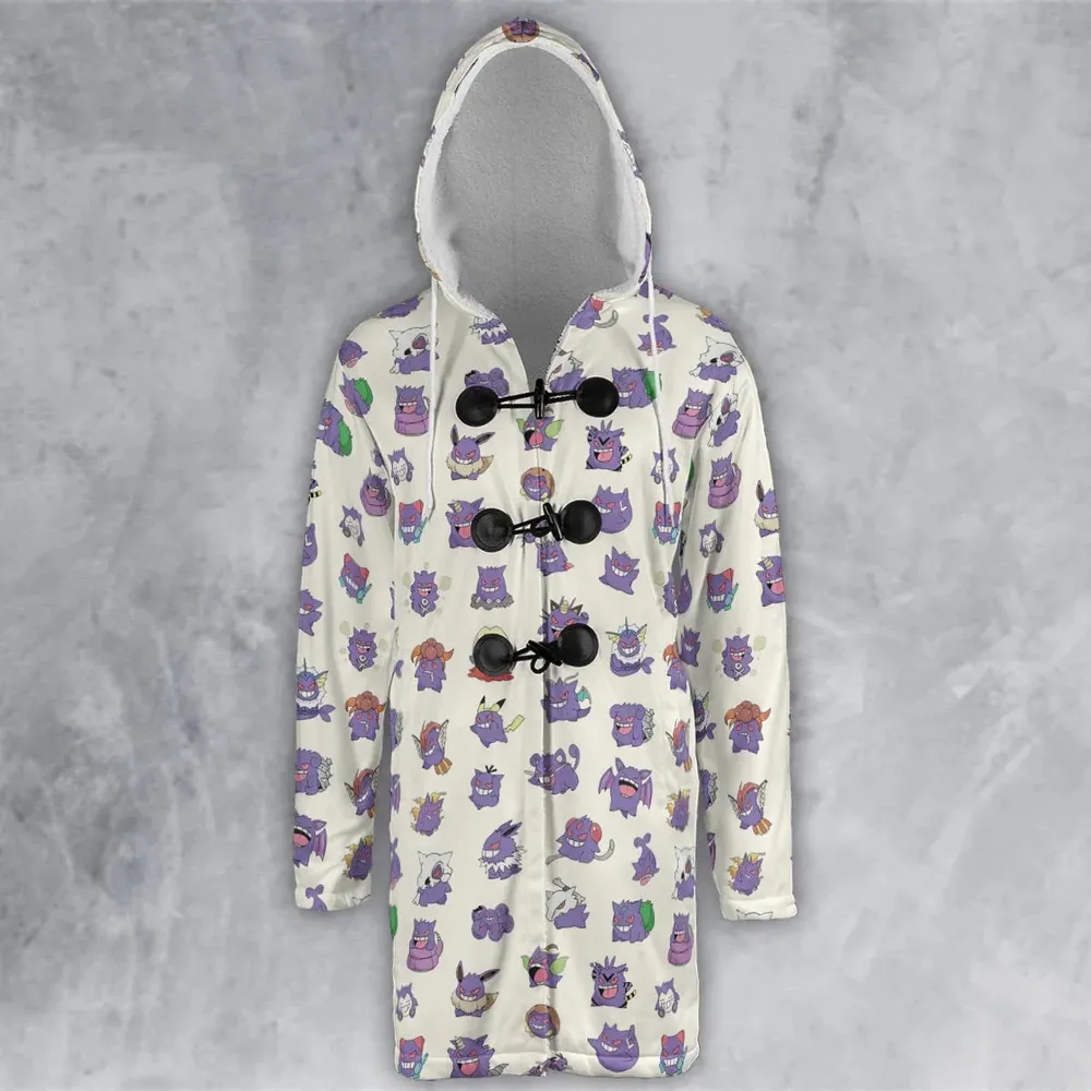 Gengar Cosplay Pokemon Hooded Cloak Coat - 2