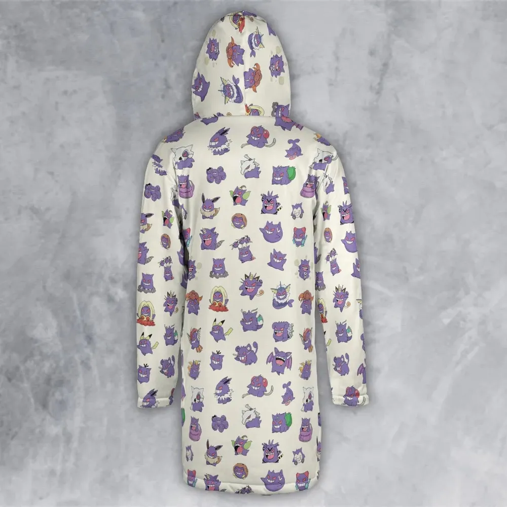 Gengar Cosplay Pokemon Hooded Cloak Coat - 3