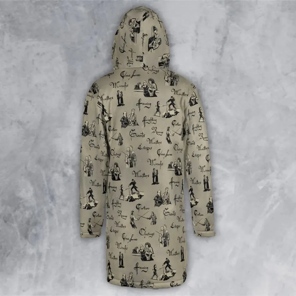 Hencing Fighting The Princess Bride Hooded Cloak Coat - 3
