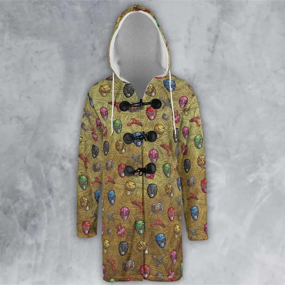 Power Team Mighty Morphin Power Rangers Hooded Cloak Coat - 2