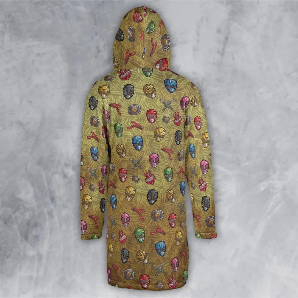 Power Team Mighty Morphin Power Rangers Hooded Cloak Coat - 3