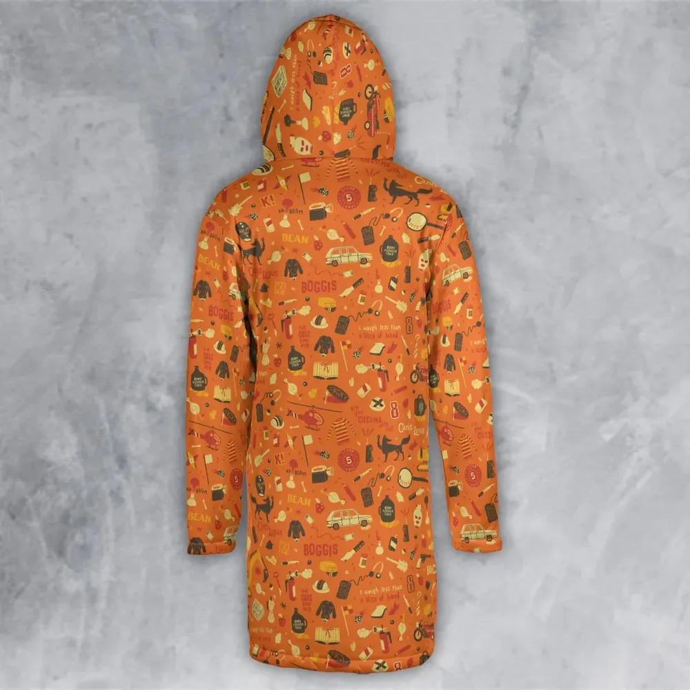 Fantastic Mr. Fox Pattern Hooded Cloak Coat - 3