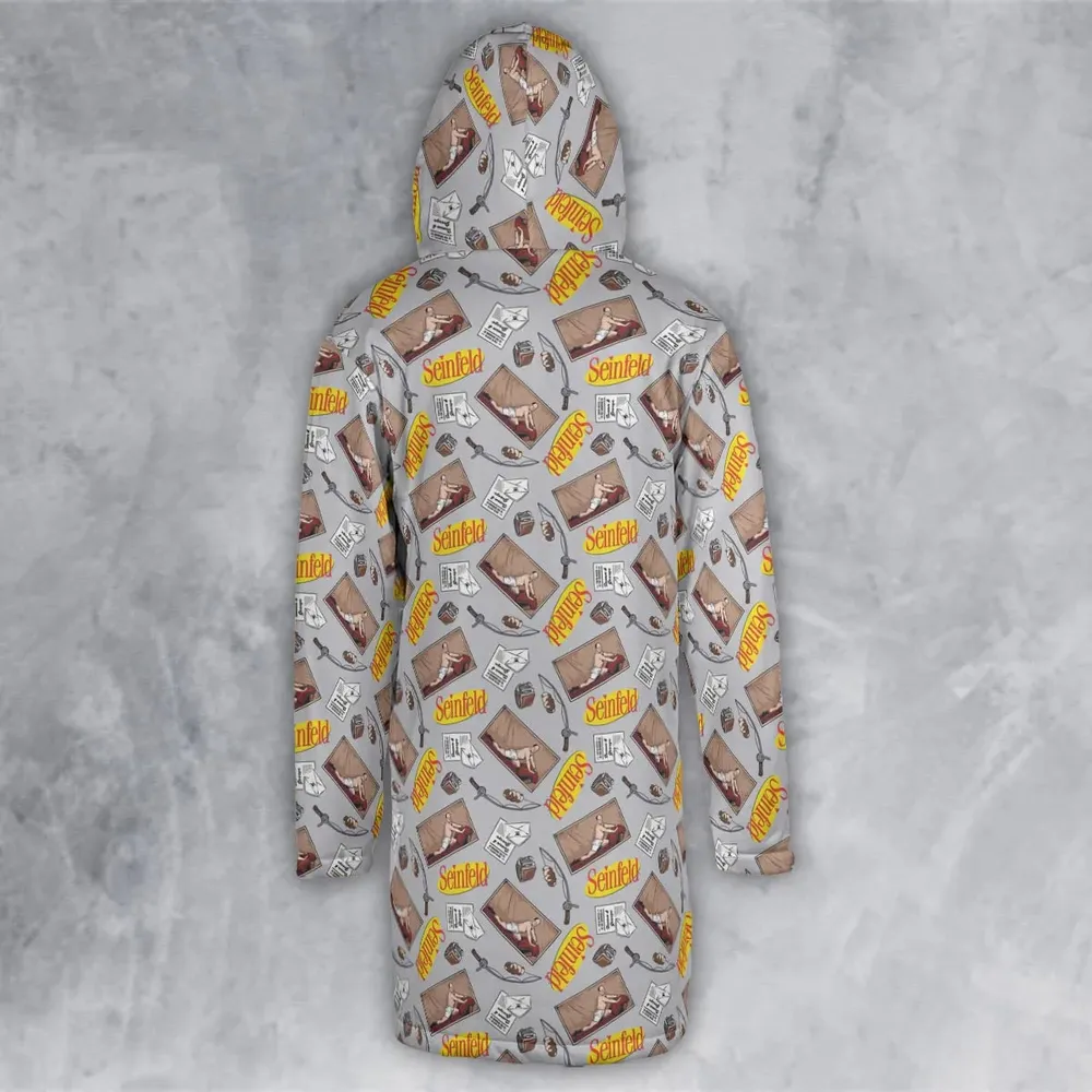 George Underwear Seinfeld Hooded Cloak Coat - 3