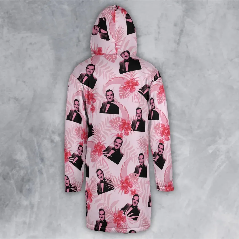 The Andy Griffith Show Pink Pattern Hooded Cloak Coat - 3