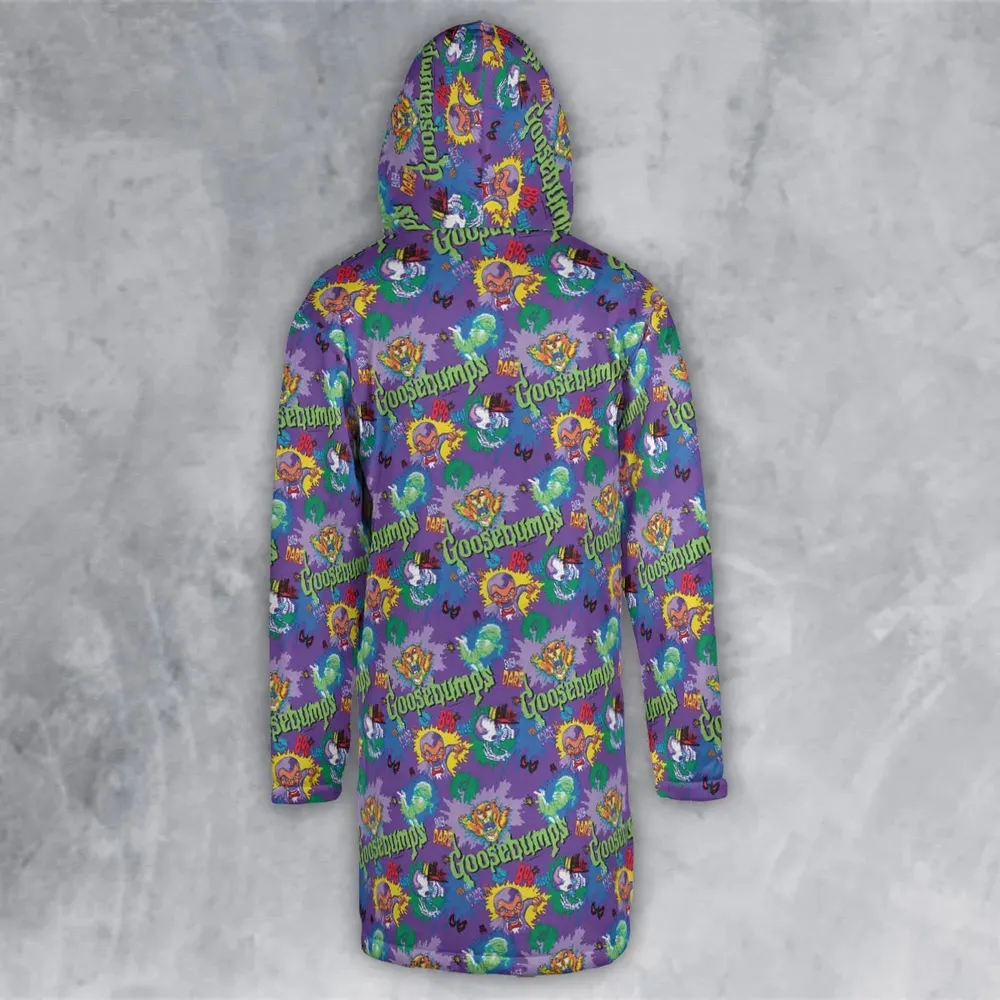 You Can't Scare Me Goosebumps Hooded Cloak Coat - 3