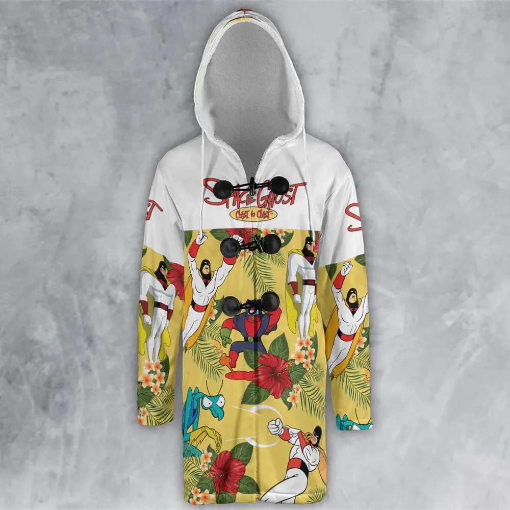 Space Ghost Coast to Coast Characters Hooded Cloak Coat - 2