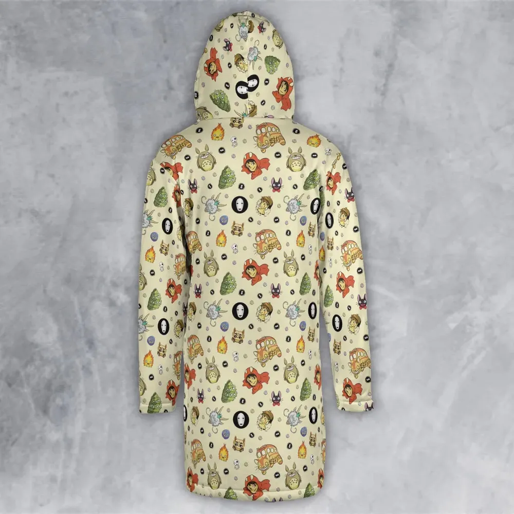 Ghiblipalooza Ghibli Themed Hooded Cloak Coat - 3