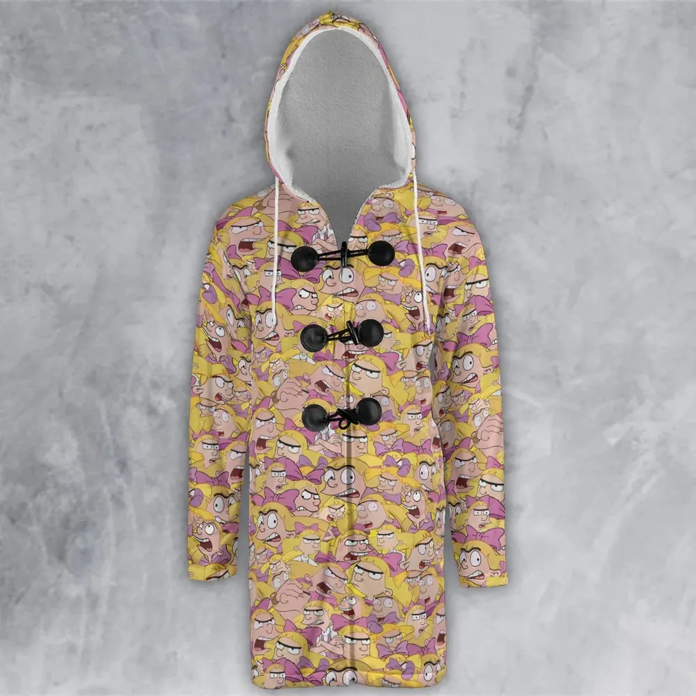Helga G. Pataki Hey Arnold Hooded Cloak Coat - 2