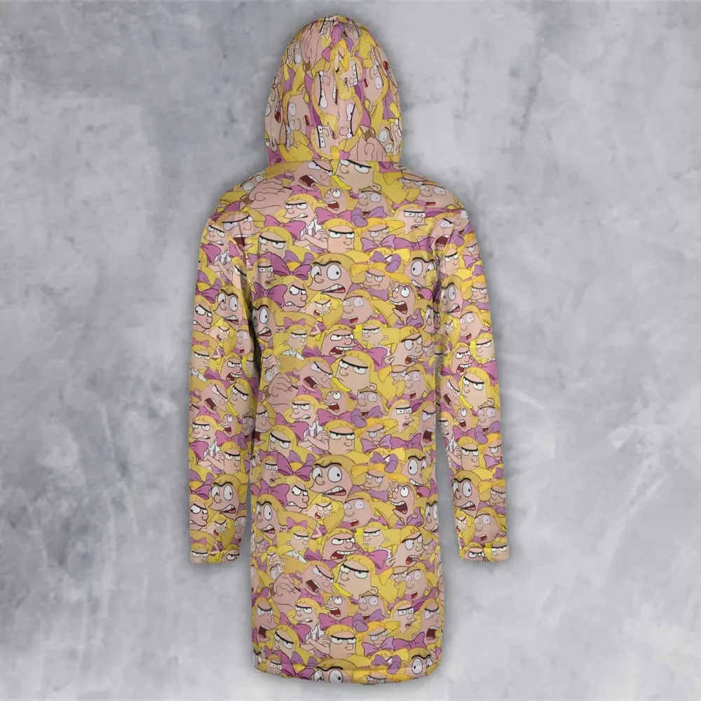 Helga G. Pataki Hey Arnold Hooded Cloak Coat - 3