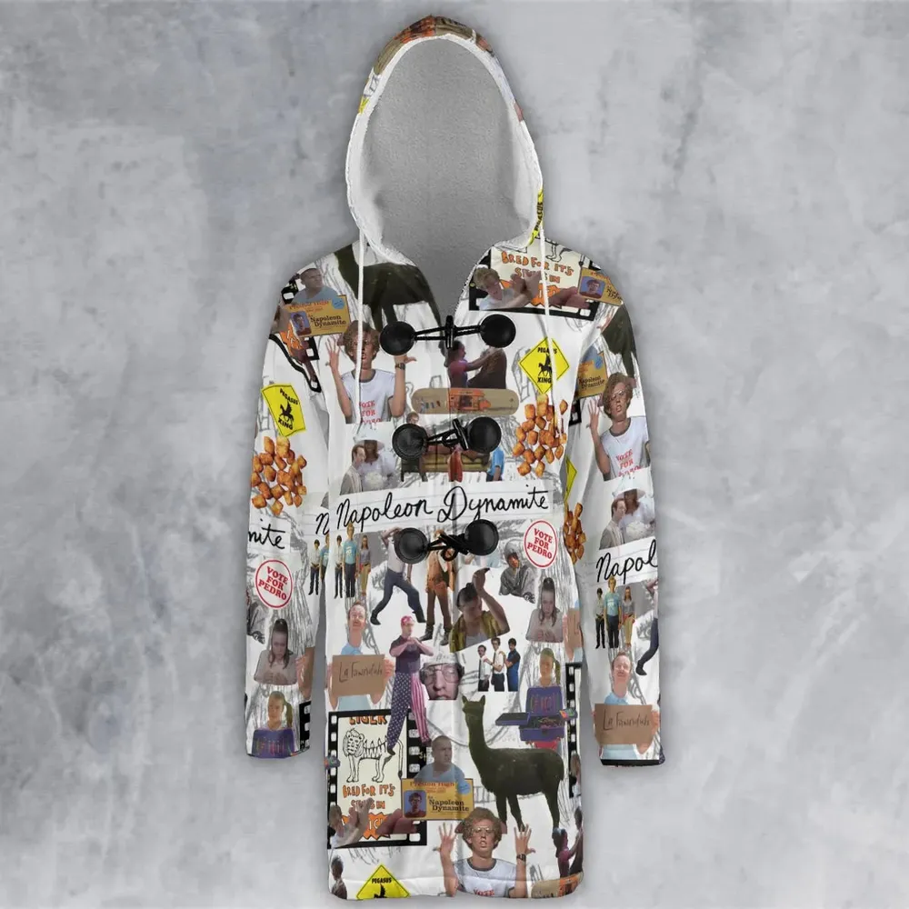 Napoleon Dynamite Journal Hooded Cloak Coat - 2