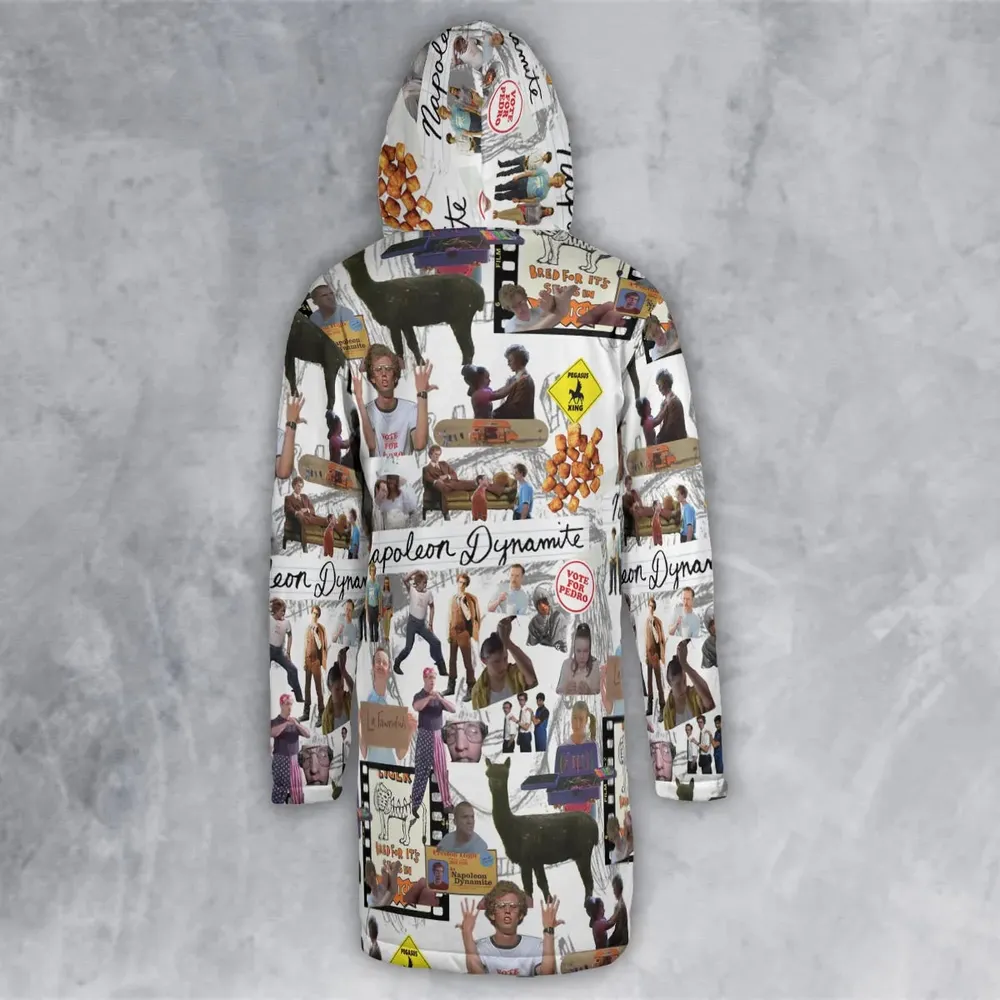 Napoleon Dynamite Journal Hooded Cloak Coat - 3