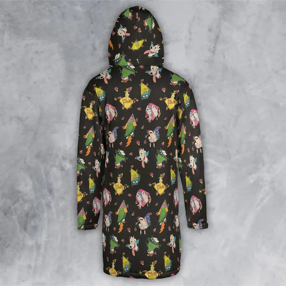 Rocko's Modern Life Pattern Hooded Cloak Coat - 3