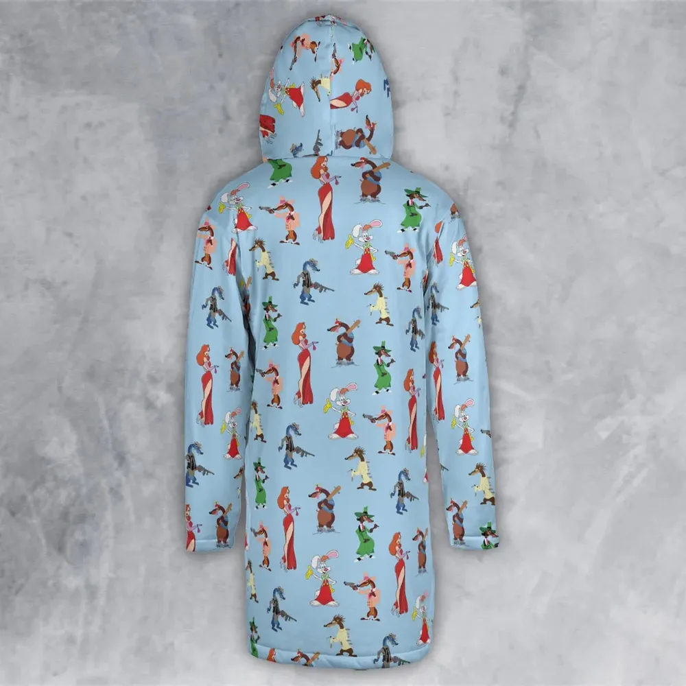 Roger Rabbit Jessica Rabbit The Weasels Who Framed Roger Rabbit Hooded Cloak Coat - 3