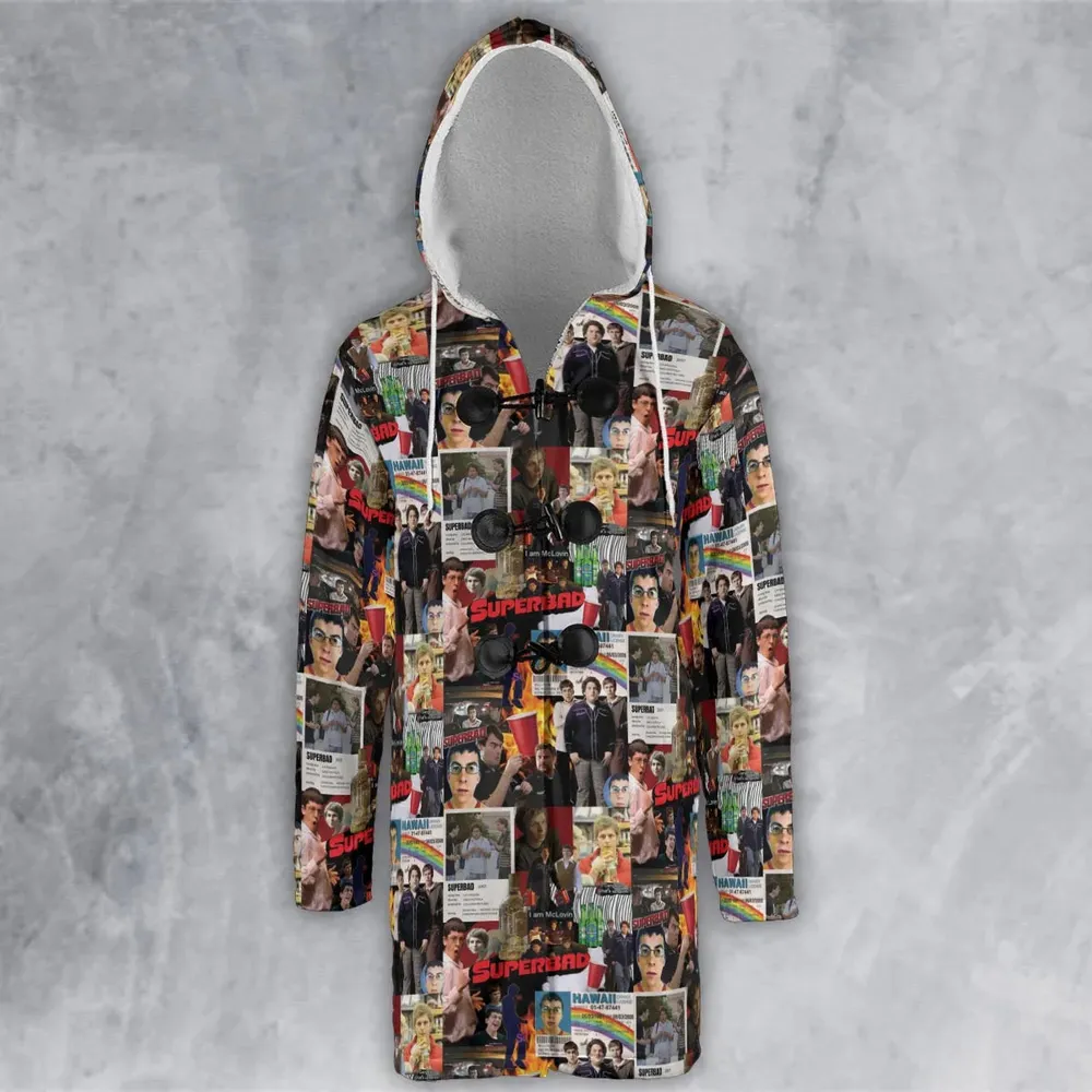 Seth Evan McLovin Superbad Hooded Cloak Coat - 2