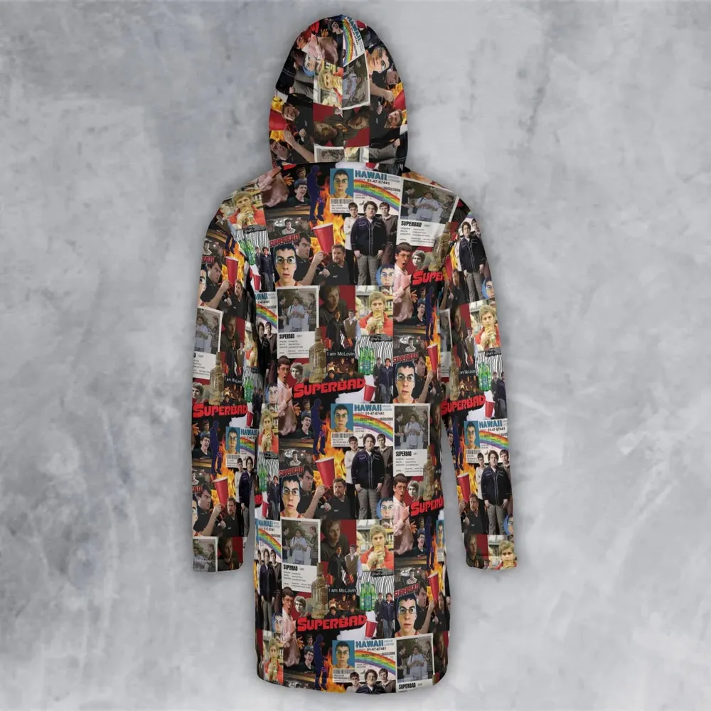 Seth Evan McLovin Superbad Hooded Cloak Coat - 3