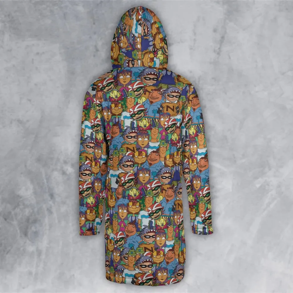 Rocket Power Characters Hooded Cloak Coat - 3