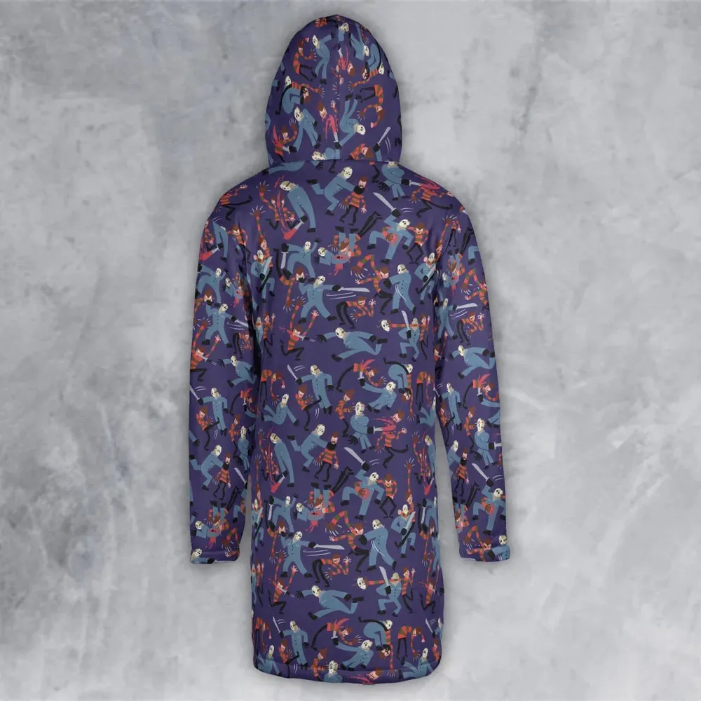 The Battle Freddy vs Jason Nightmare on Elm Street Friday the 13th Hooded Cloak Coat - 3