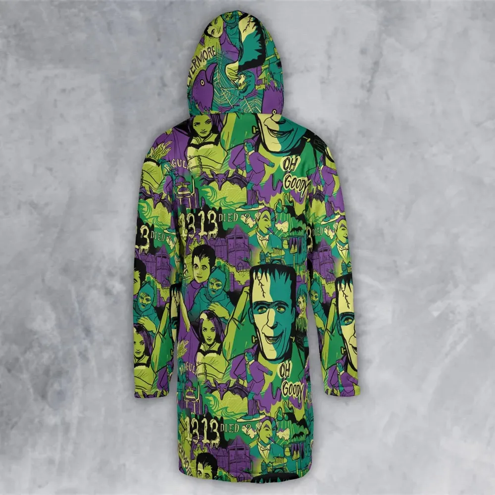 Oh Groovy Frankenstein Universal Horror Hooded Cloak Coat - 3