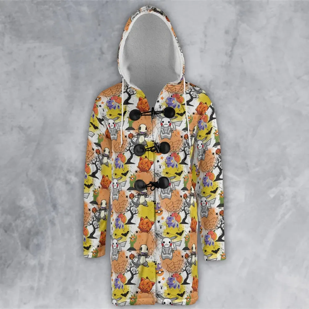 Spooky Costume Pikachu Charmander Jigglypuff Bulbasaur Pokemon Hooded Cloak Coat - 2