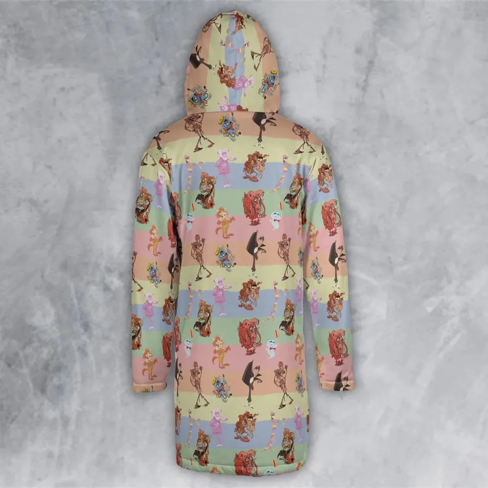 Spooky Monster Mash Cereal Monster Hooded Cloak Coat - 3