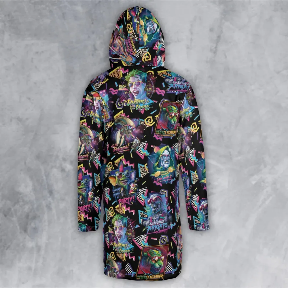 Retro Horror Characters Halloween Hooded Cloak Coat - 3