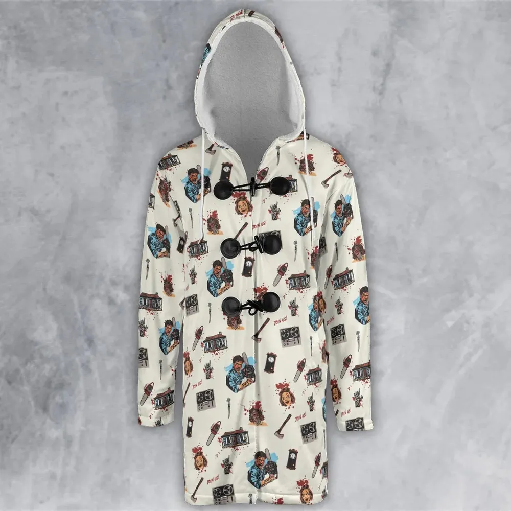 Supernatural Horror Evil Dead Halloween Hooded Cloak Coat - 2
