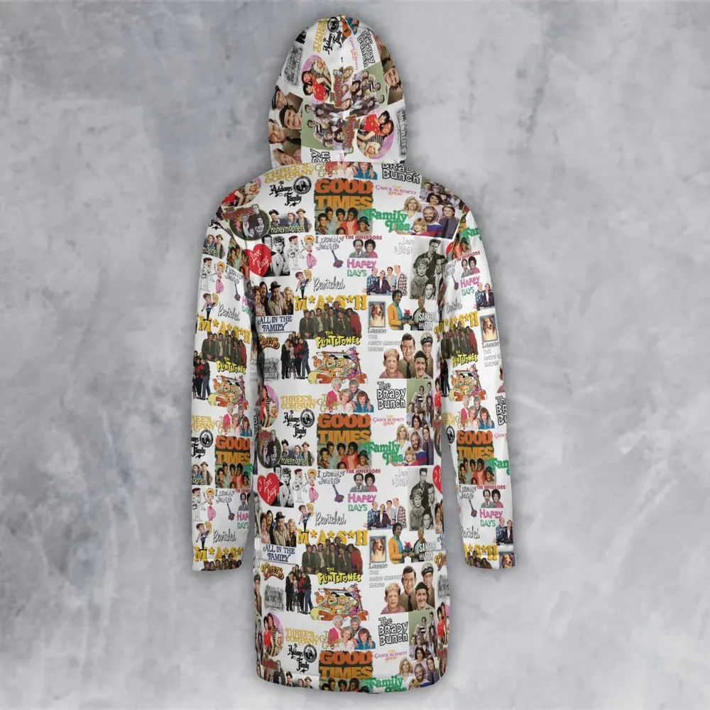 Stuck in the 80s Famous Sitcom Hooded Cloak Coat - 3