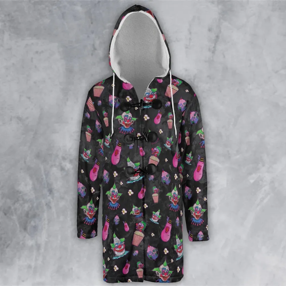 Space Horror Movie Killer Klowns Outer Hooded Cloak Coat - 2