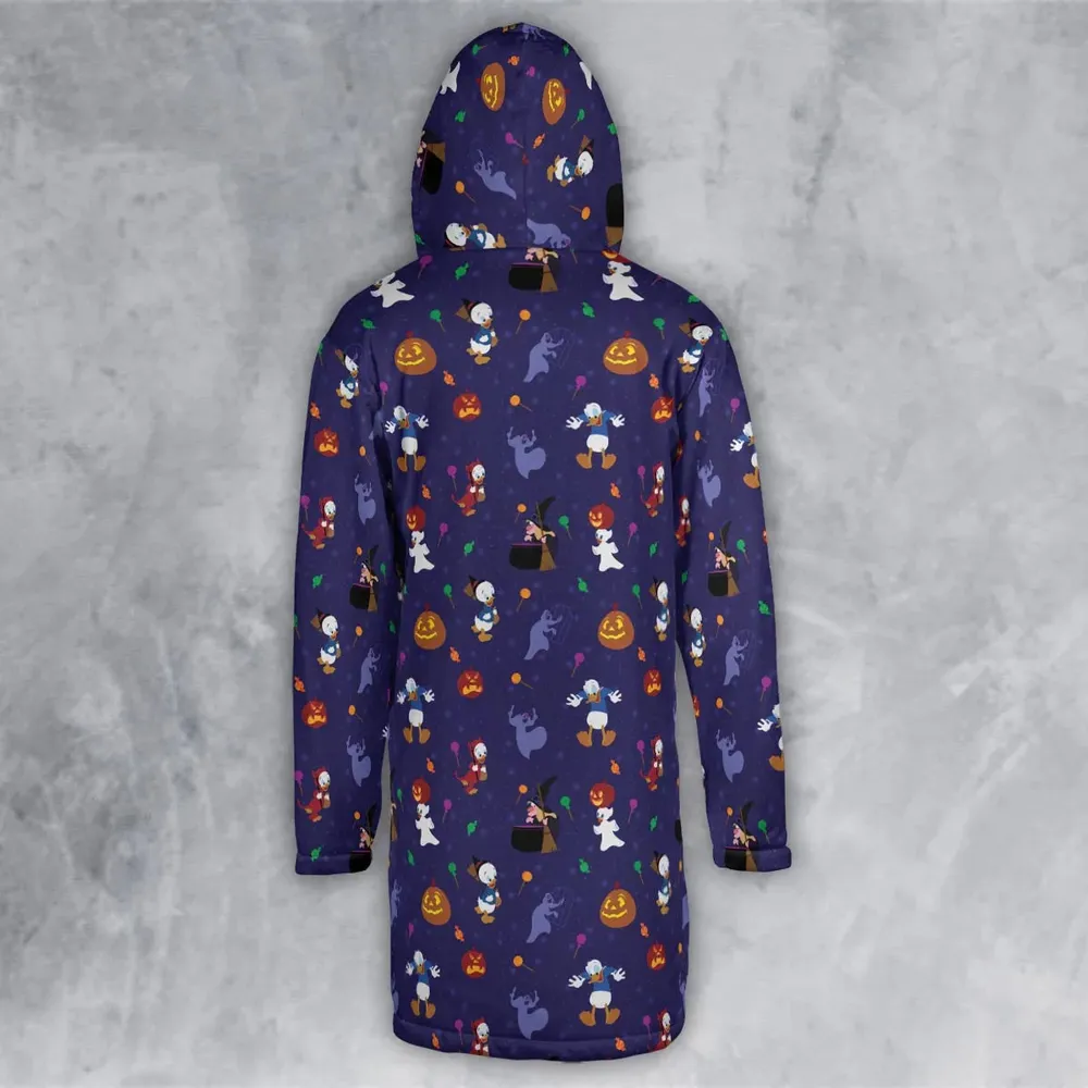 Spooky Month Halloween Hooded Cloak Coat - 3
