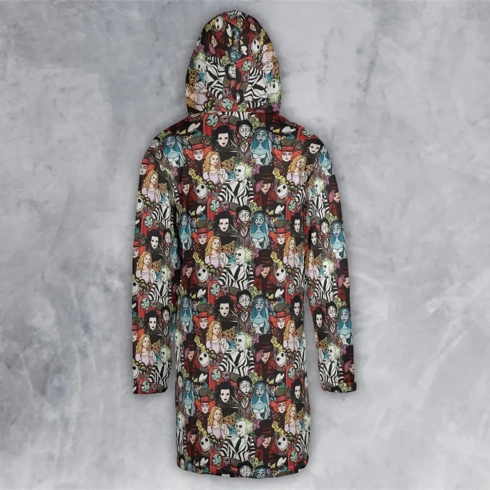 Tim Burton Characters Halloween Hooded Cloak Coat - 3