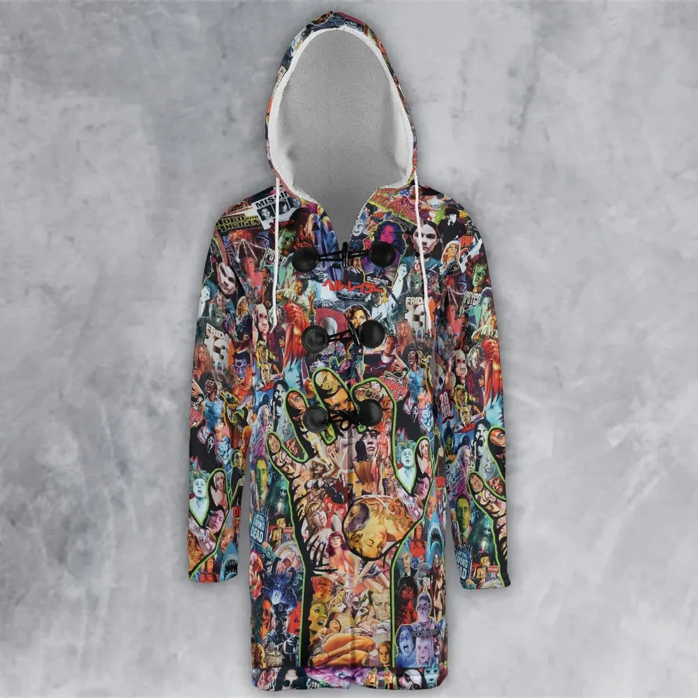 Horror My Love Hooded Cloak Coat - 2