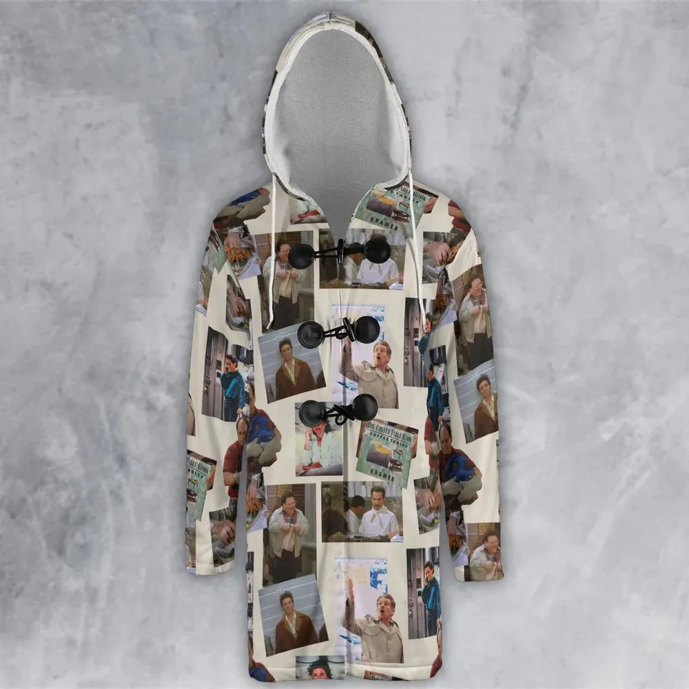 Seinfeld Famous Scenes Hooded Cloak Coat - 2