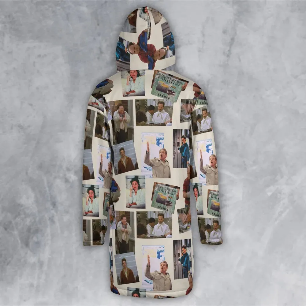 Seinfeld Famous Scenes Hooded Cloak Coat - 3