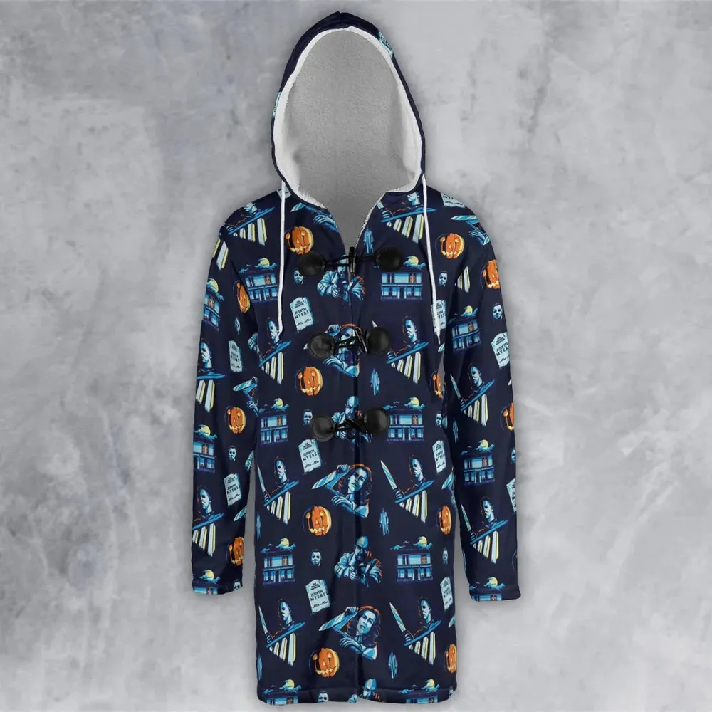 Horror Slasher Michael Myers Halloween Hooded Cloak Coat - 2