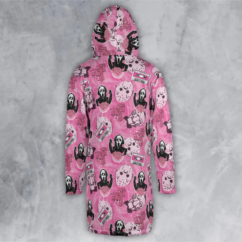 No Your Hang Up Mix Tape Hooded Cloak Coat - 3