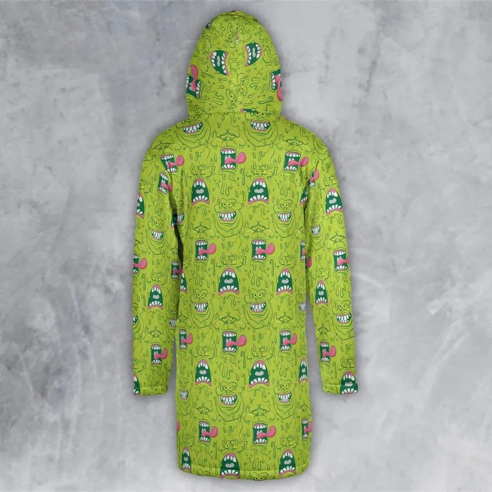 Funny Face Expression Slimer Ghostbusters Hooded Cloak Coat - 3