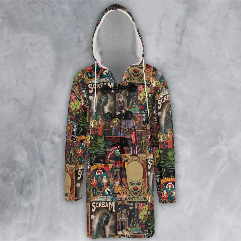 Vintage Scary Hooded Cloak Coat - 2