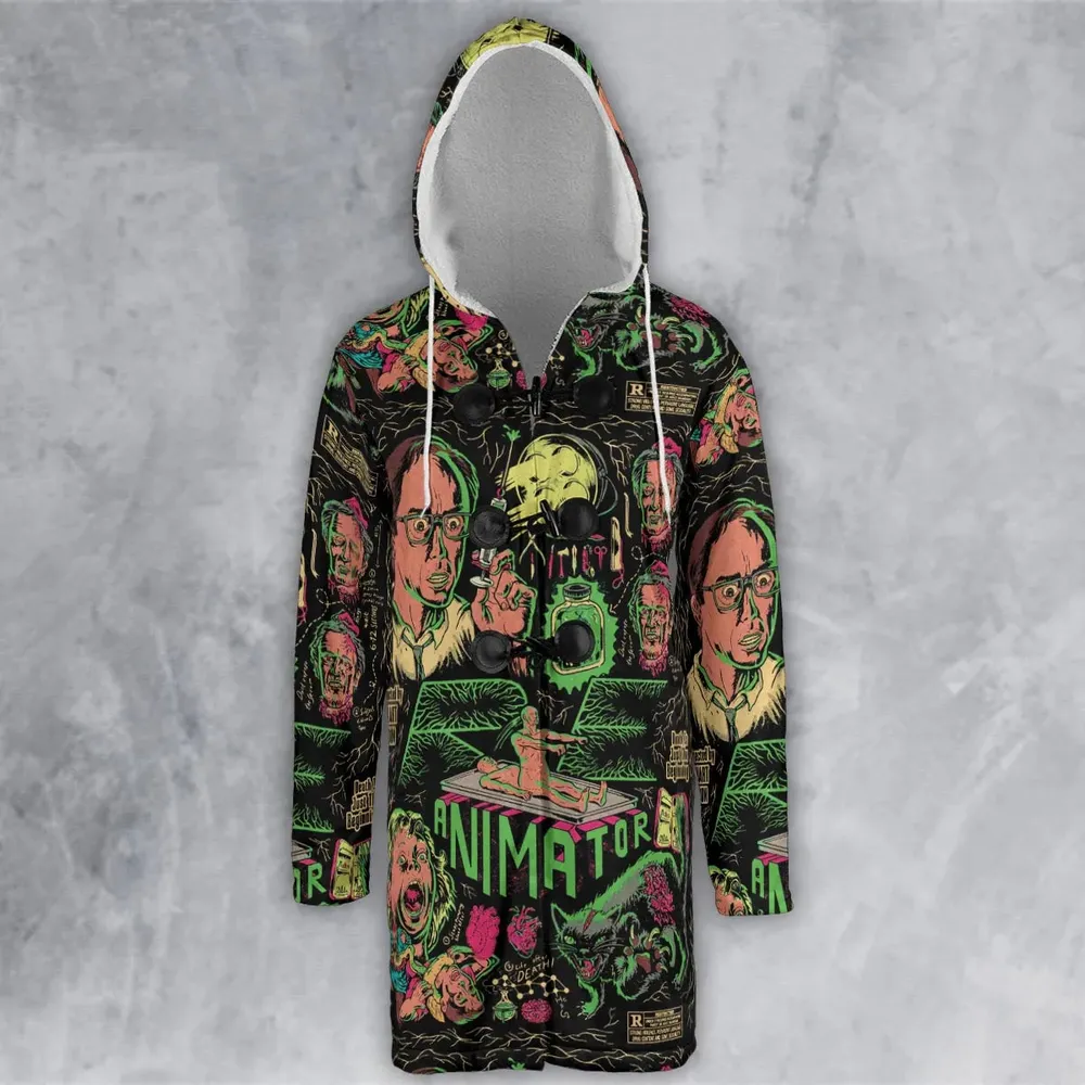Herbert West–Reanimator Hooded Cloak Coat - 2