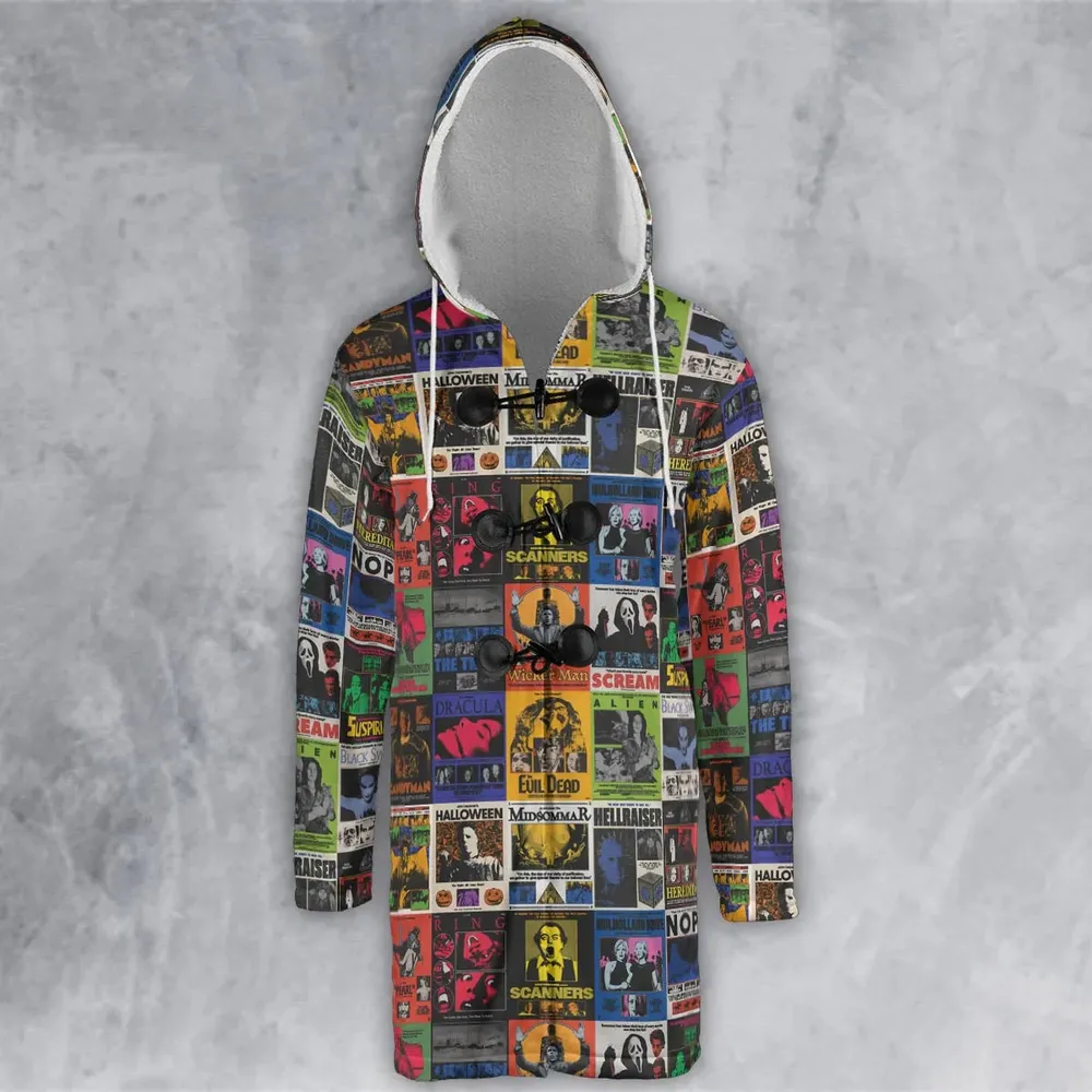 Modern Horror Movies Nope Ghostface Pinhead Pearl Leatherface Halloween Hooded Cloak Coat - 2