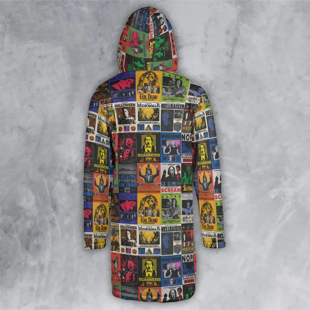 Modern Horror Movies Nope Ghostface Pinhead Pearl Leatherface Halloween Hooded Cloak Coat - 3