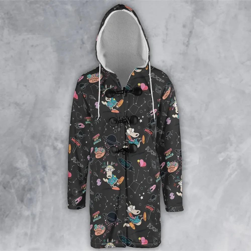Rocko Space Out Rocko's Modern Life Hooded Cloak Coat - 2