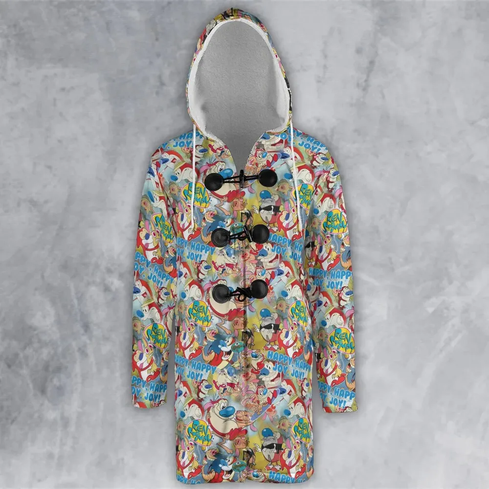 The Ren and Stimpy Show Hooded Cloak Coat - 2