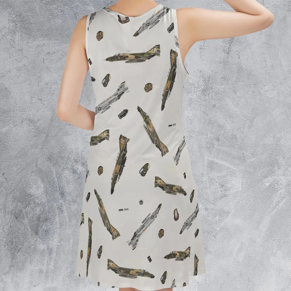 Tiger Lead Sleeveless Dress - 3