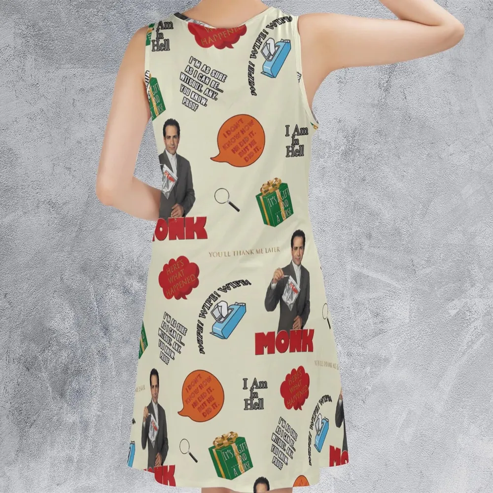 Here’s What Happened Monk Sleeveless Dress - 3