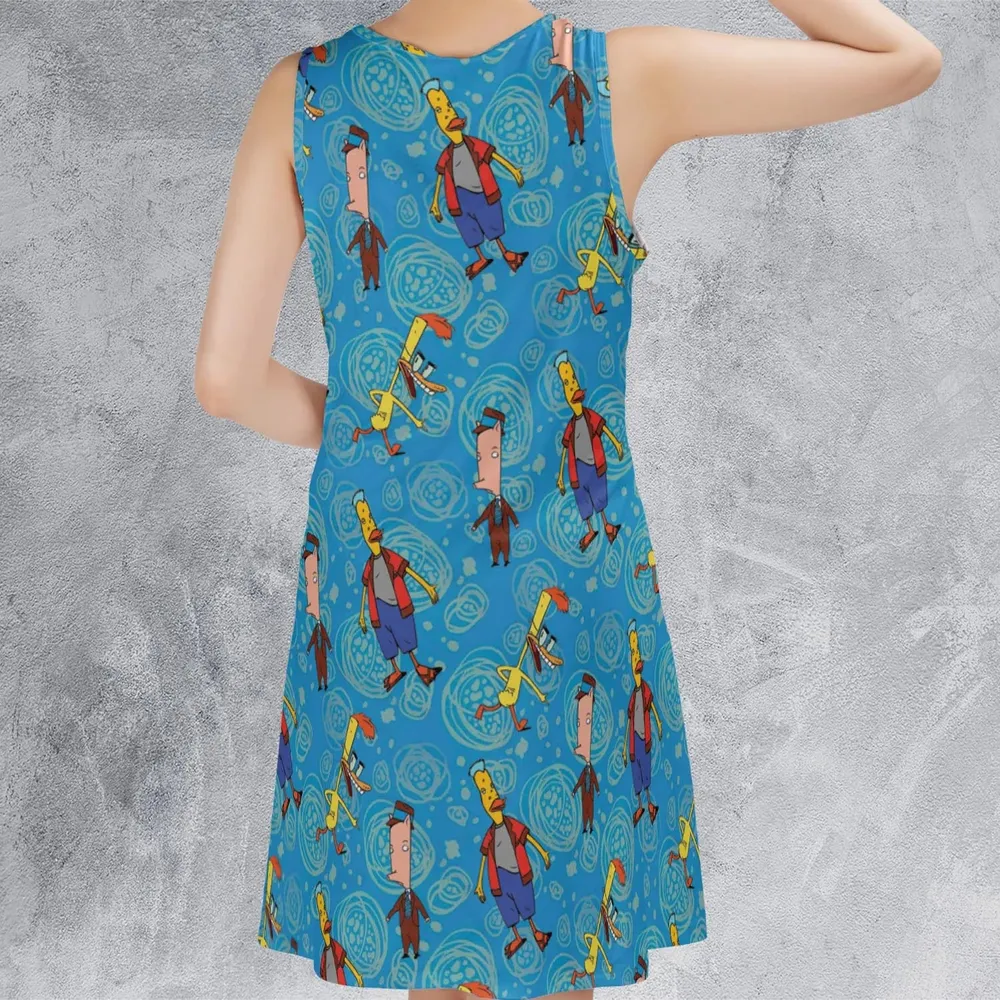 Animated Attitude Duckman Sleeveless Dress - 3