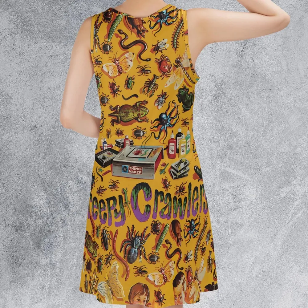 1960s Creepy Crawlers Toy Sleeveless Dress - 3