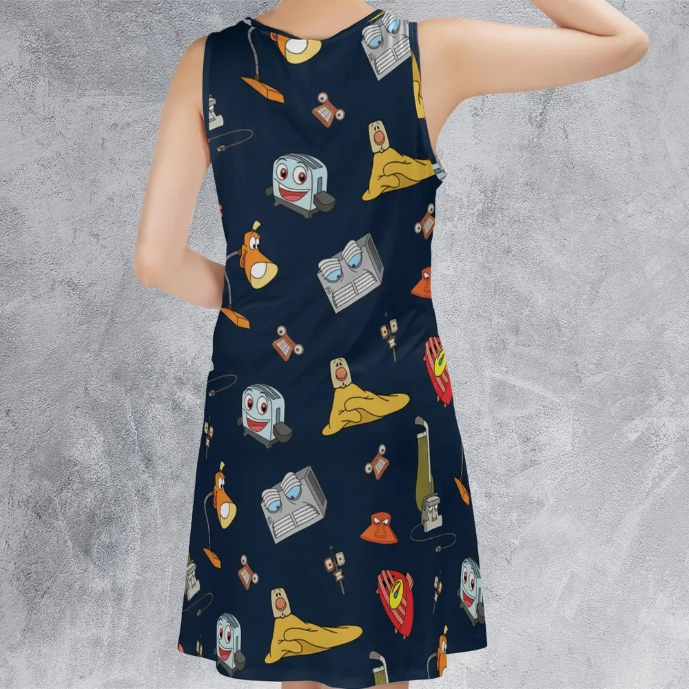 Brave Little Appliances The Brave Little Toaster Sleeveless Dress - 3