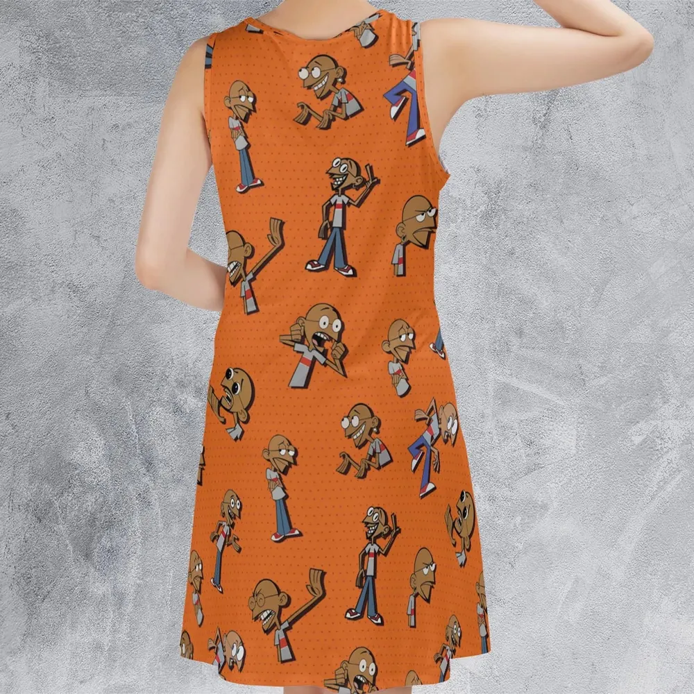 Gandhi On Repeat Clone High Sleeveless Dress - 3