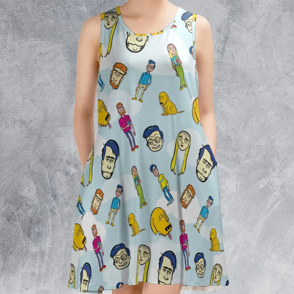 Mission Hill Characters Sleeveless Dress - 2